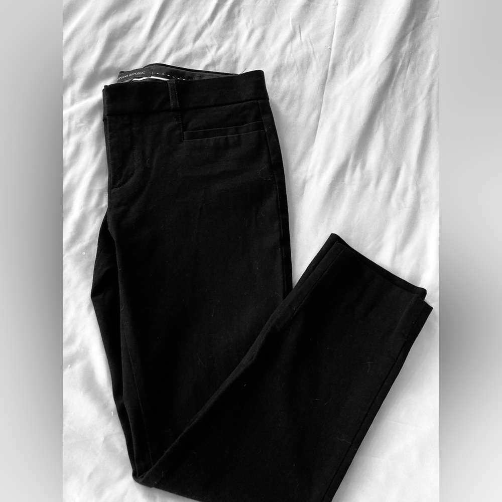 Banana Republic Sloan Black Slim Pant